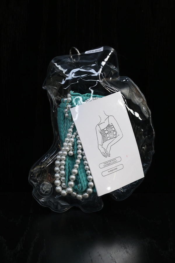 RUI R010-AW20 sleeveless sling top turquoise